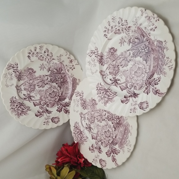 Royal Staffordshire Clarice Cliff Charlotte Dinner Plates - Picture 1 of 13